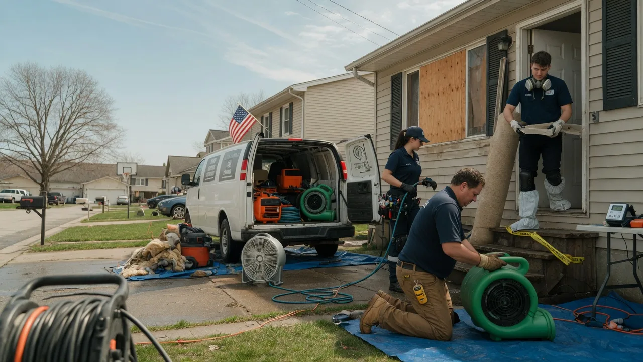 Water Damage Restoration in Plano, IA near me